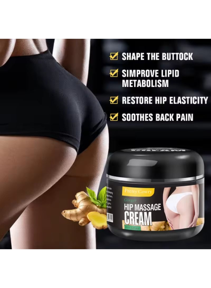 Danjia Ginger Extract Herbal Body Cream for Toning & Moisturizing, 230ml - Image 3